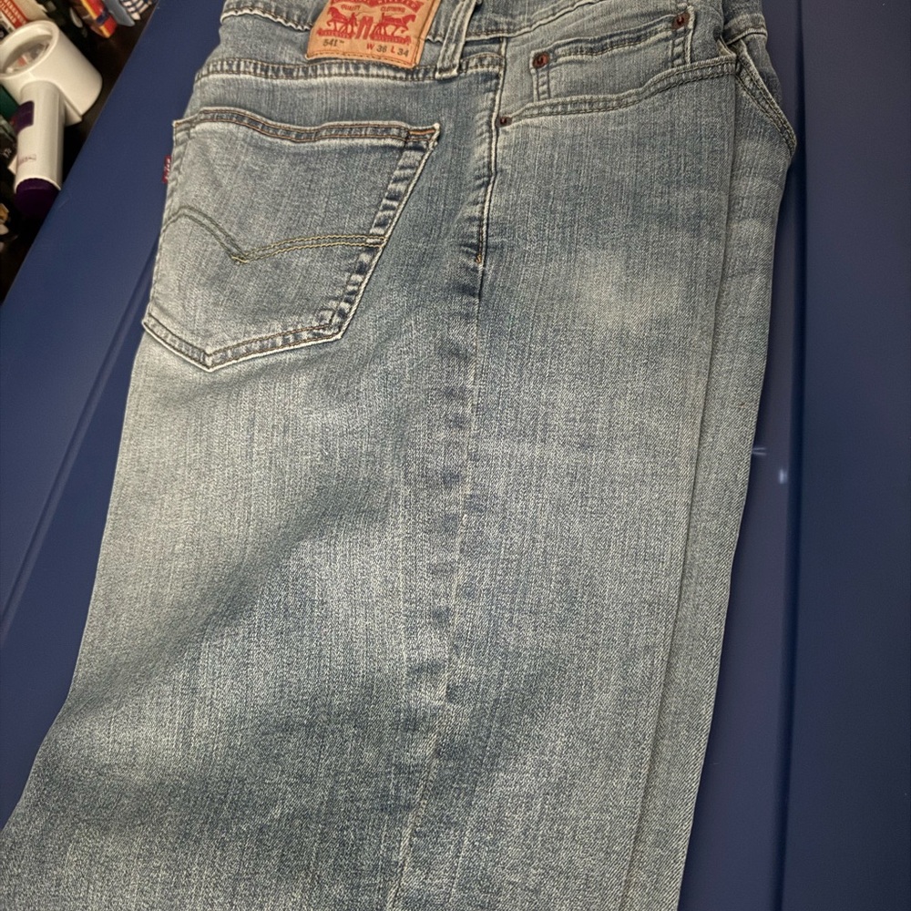 Levi's Relaxed Blue Jeans with Classic Fading